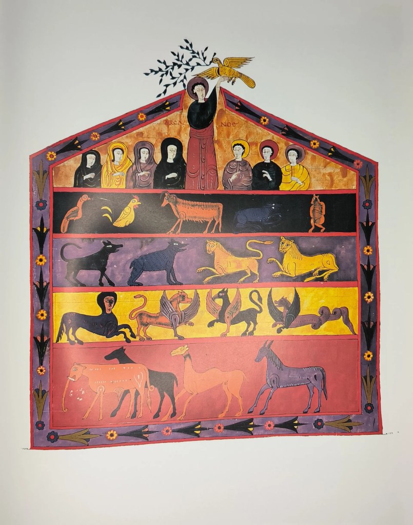 Imagen del facsímil del Beato de Fernando I y Sancha: Arca de Noé, Editorial Moleiro