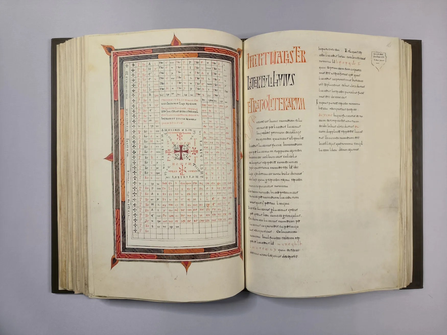 Imagen del facsímil del Beato del Monasterio de Santo Domingo de Silos: "Las tablas del Anticristo", Editorial Moleiro