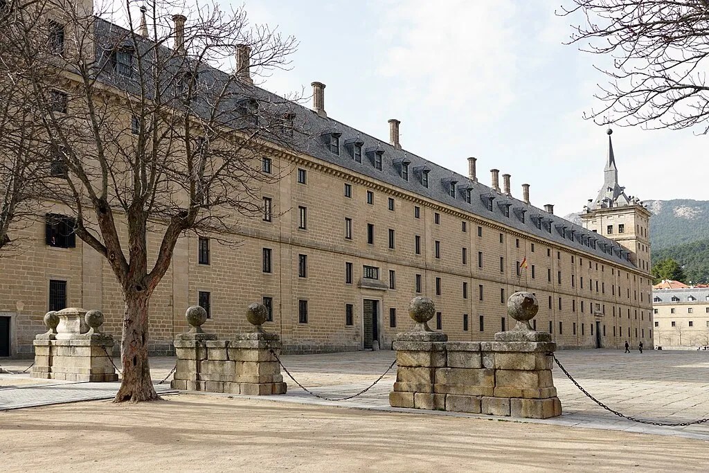 Vista de la fachada Norte del Monasterio de San Lorenzo de El Escorial