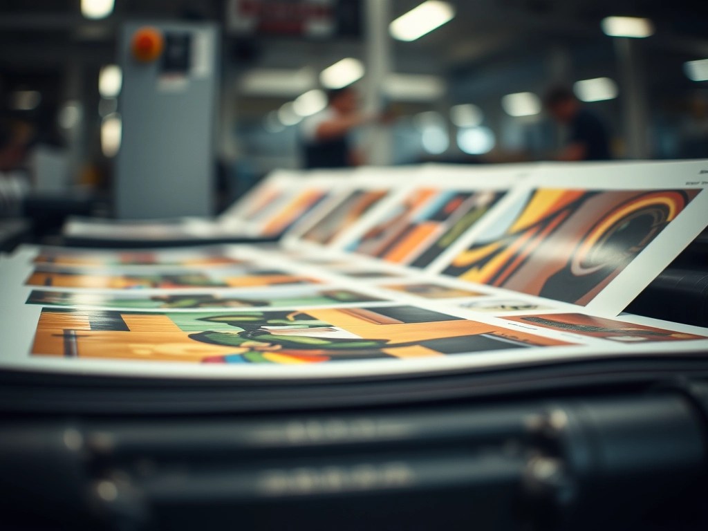 Imagen donde se ven unas láminas que parecen haber sido impresas por el método de impresión de alta resolución.