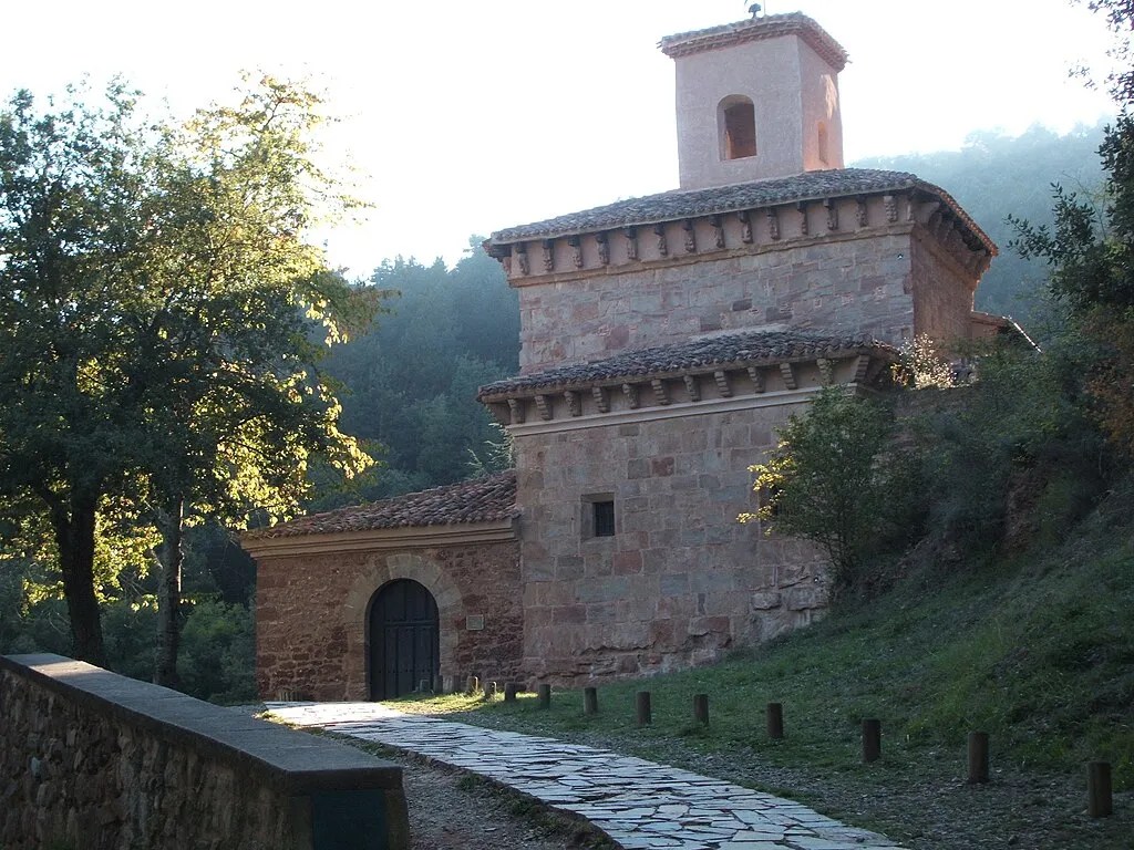 Vista del convento de Suso del Monasterio de San Millán de la Cogolla
