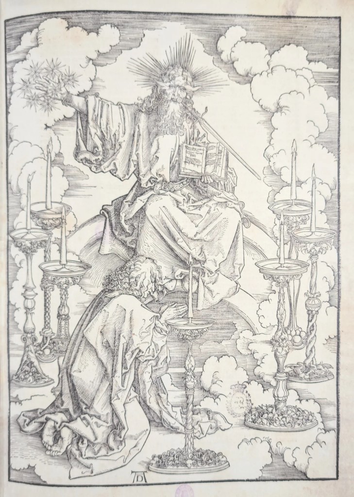 Estampa 2, San Juan ante el Señor y siete candelabros de oro