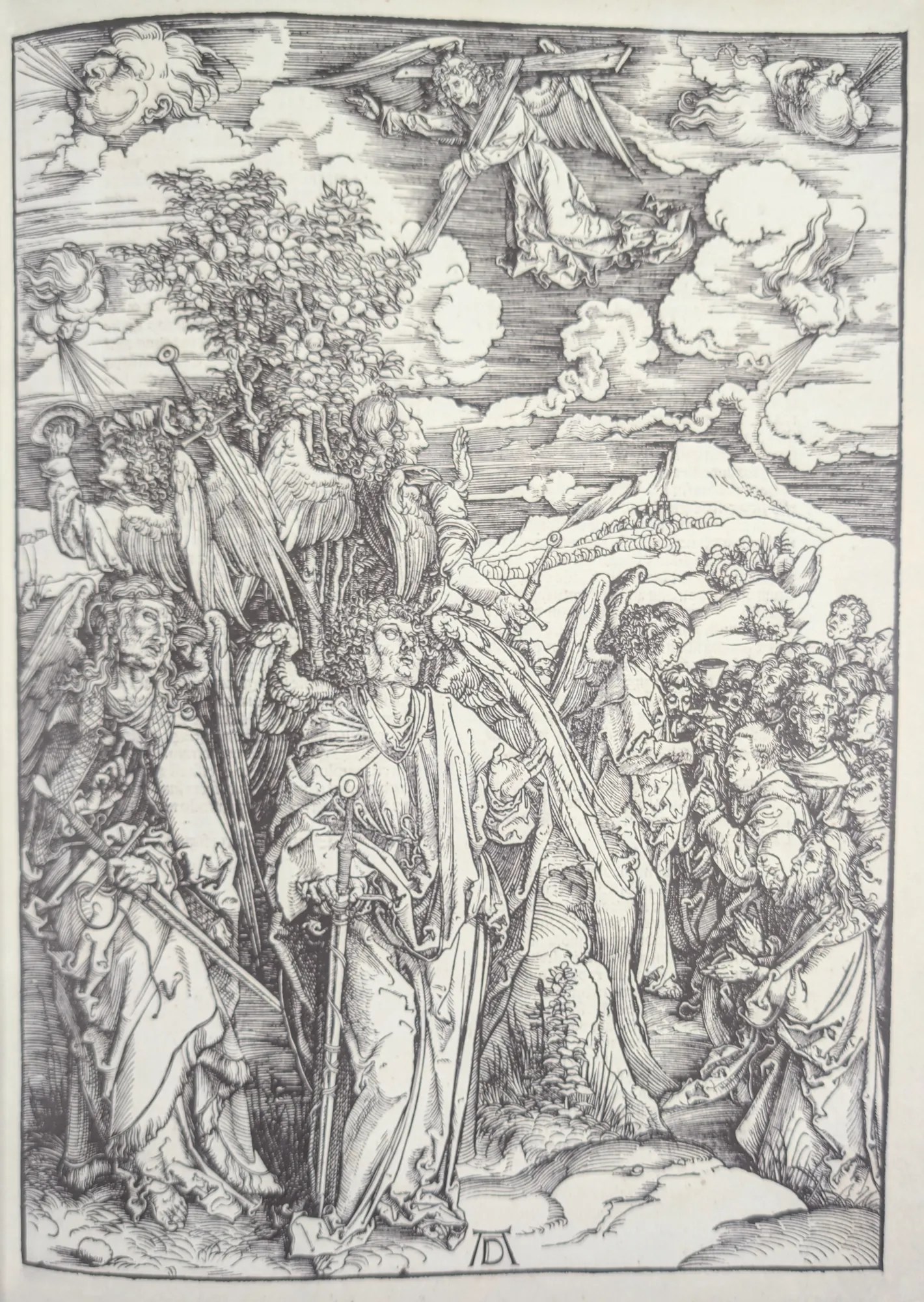 Estampa 6, Cuatro ángeles detienen los vientos