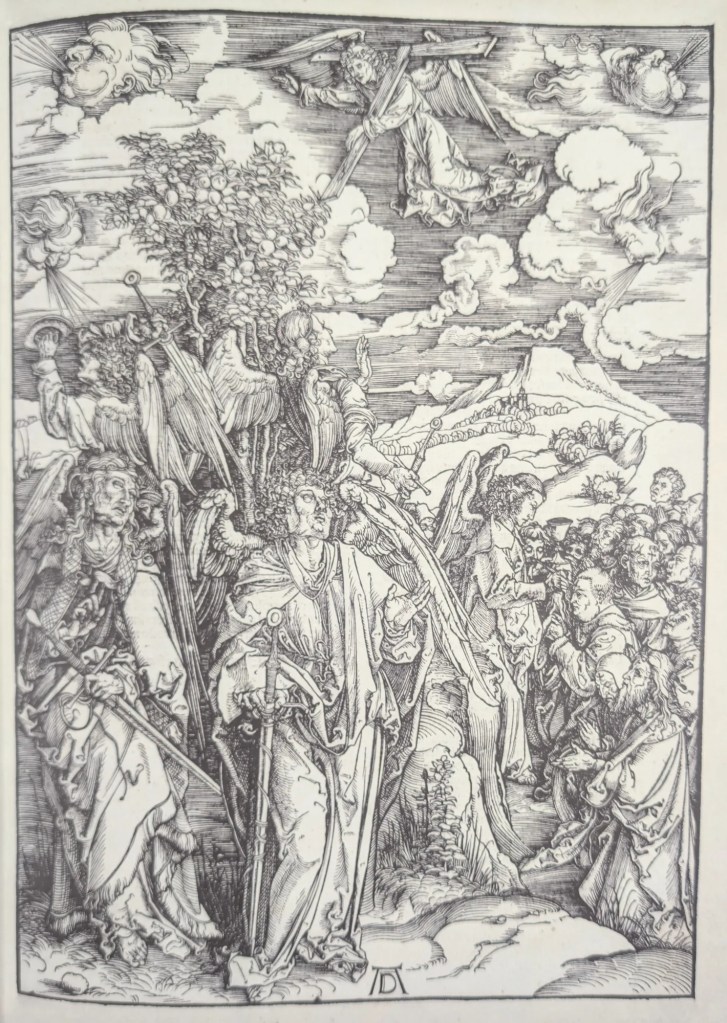 Estampa 6, Cuatro ángeles detienen los vientos