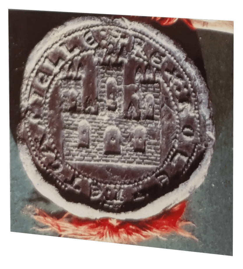 Imagen del Sello de Alfonso VIII, Rey de Castilla 1198 reverso