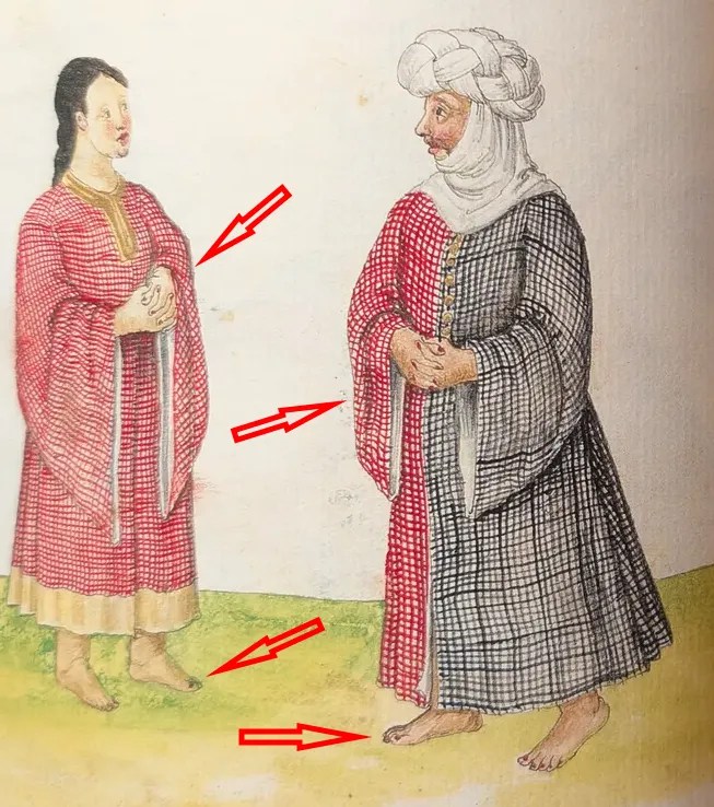 Imagen de las uñas rojas de los bereberes