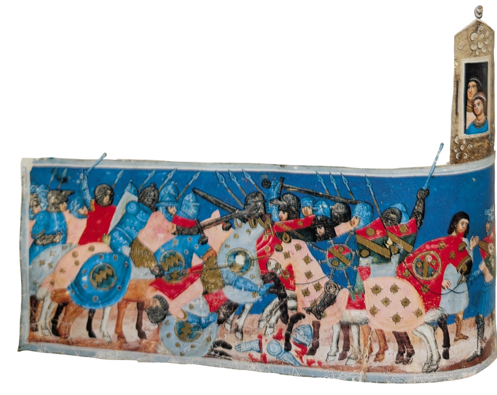 Códice de la Guerra de Troya, Editorial AyN, Polidamante consigue el caballo de Diomedes para Troilo