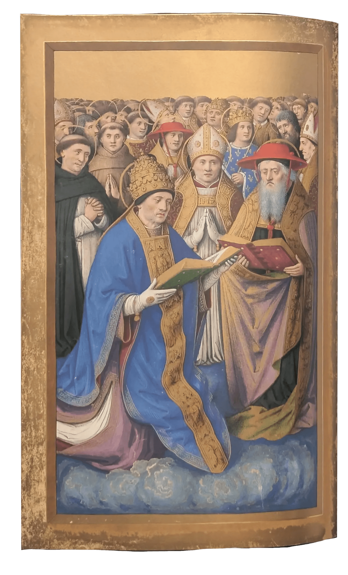 Grandes Horas de Ana de Bretaña, Editorial Moleiro, folio 181v De todos los confesores