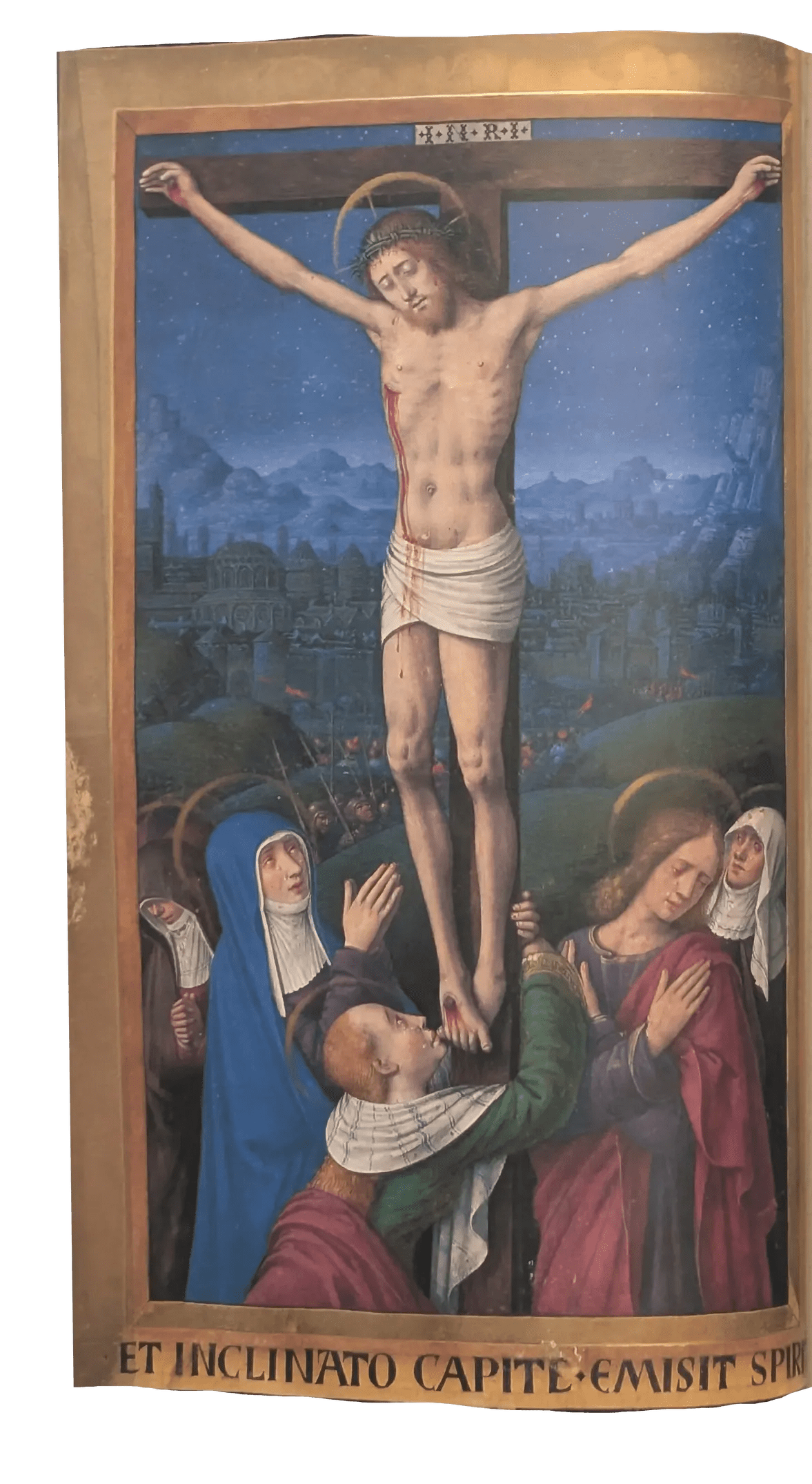 Grandes Horas de Ana de Bretaña, Editorial Moleiro, folio 47v La Crucifixión