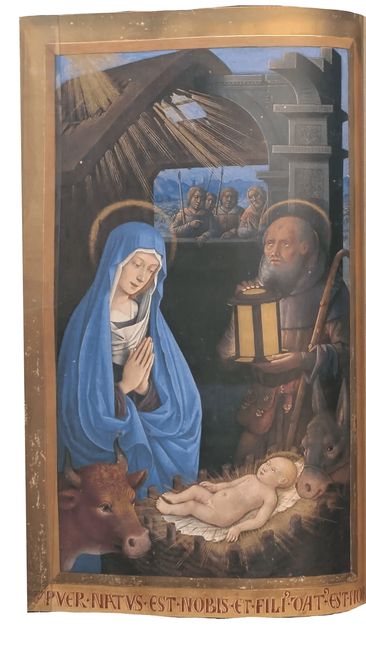 Grandes Horas de Ana de Bretaña, Editorial Moleiro, folio 51v Prima: Natividad