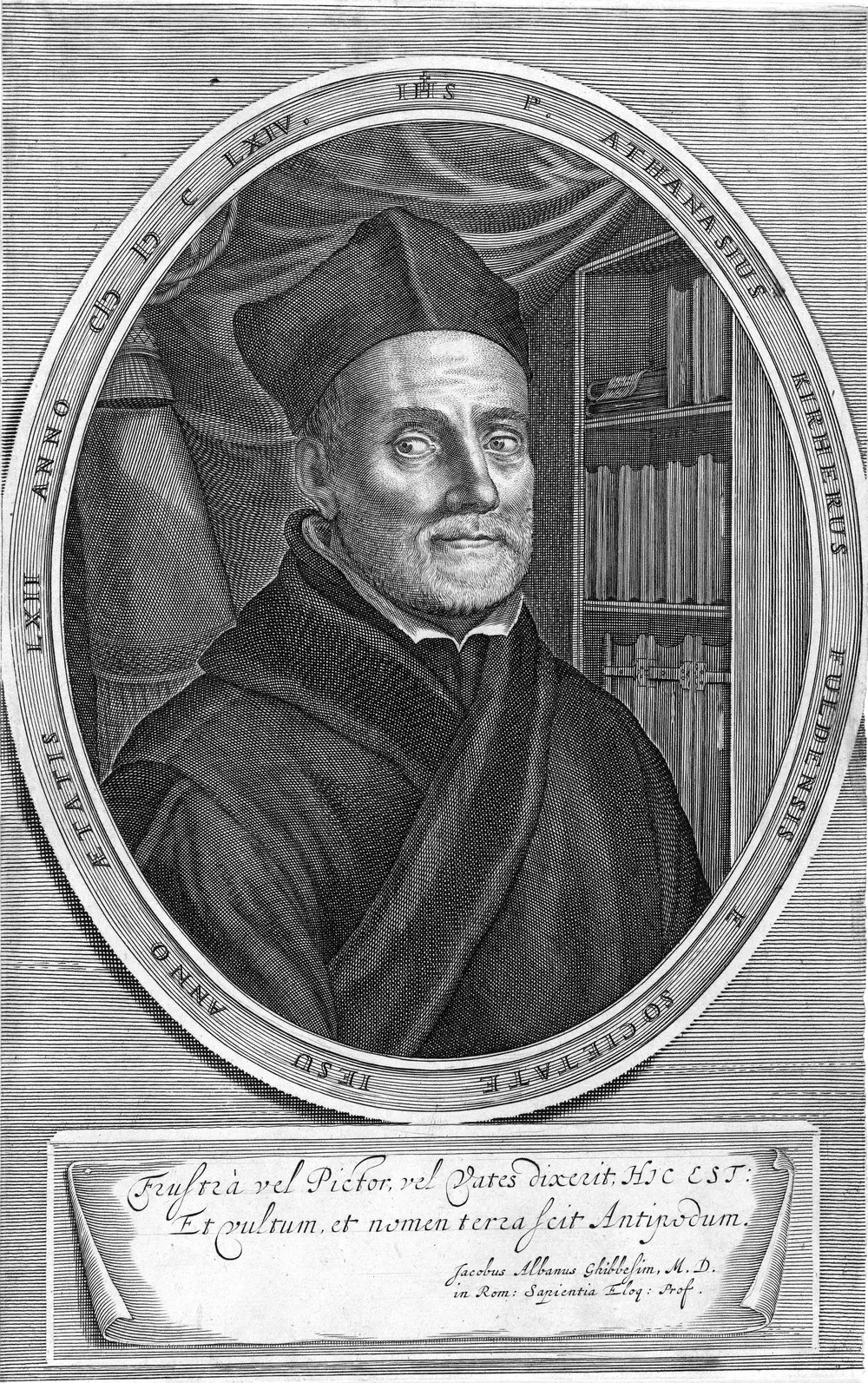 Retrato de Athanasius Kircher