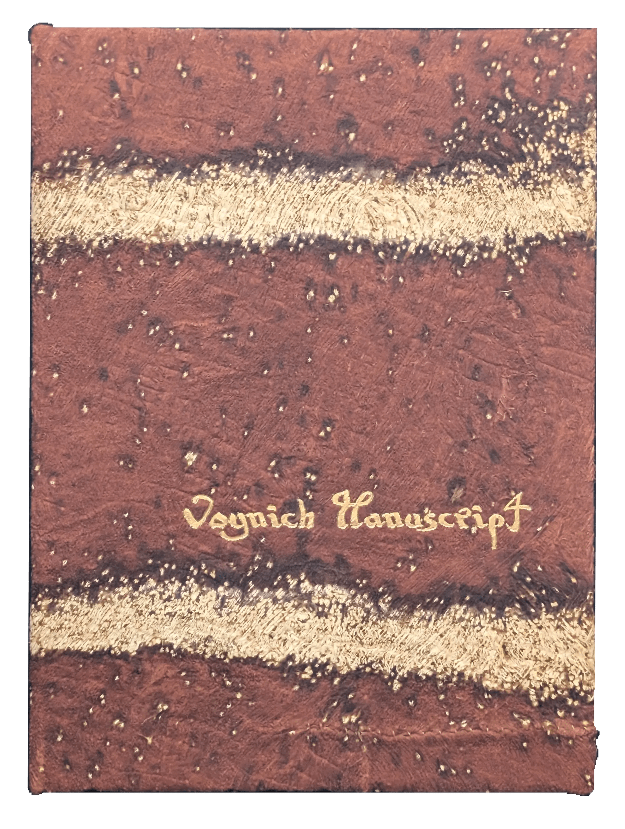 Imagen de la caja del facsímil del Voynich