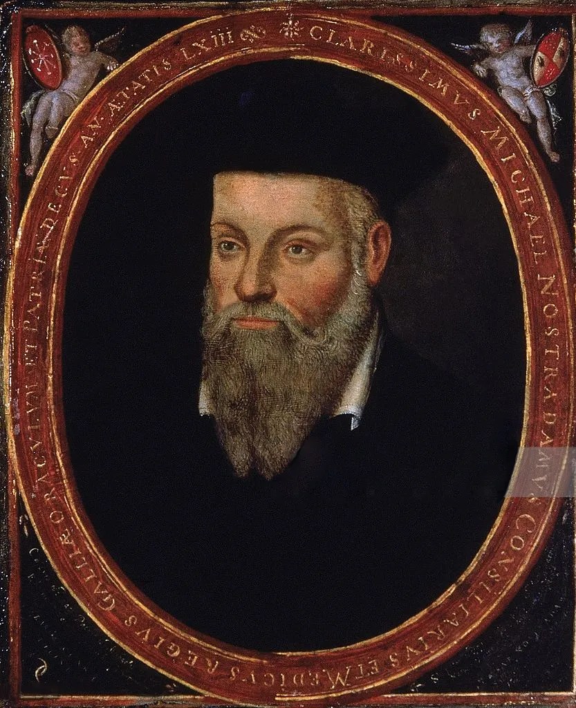 Retrato de Nostradamus, por su hijo César de Nostredame