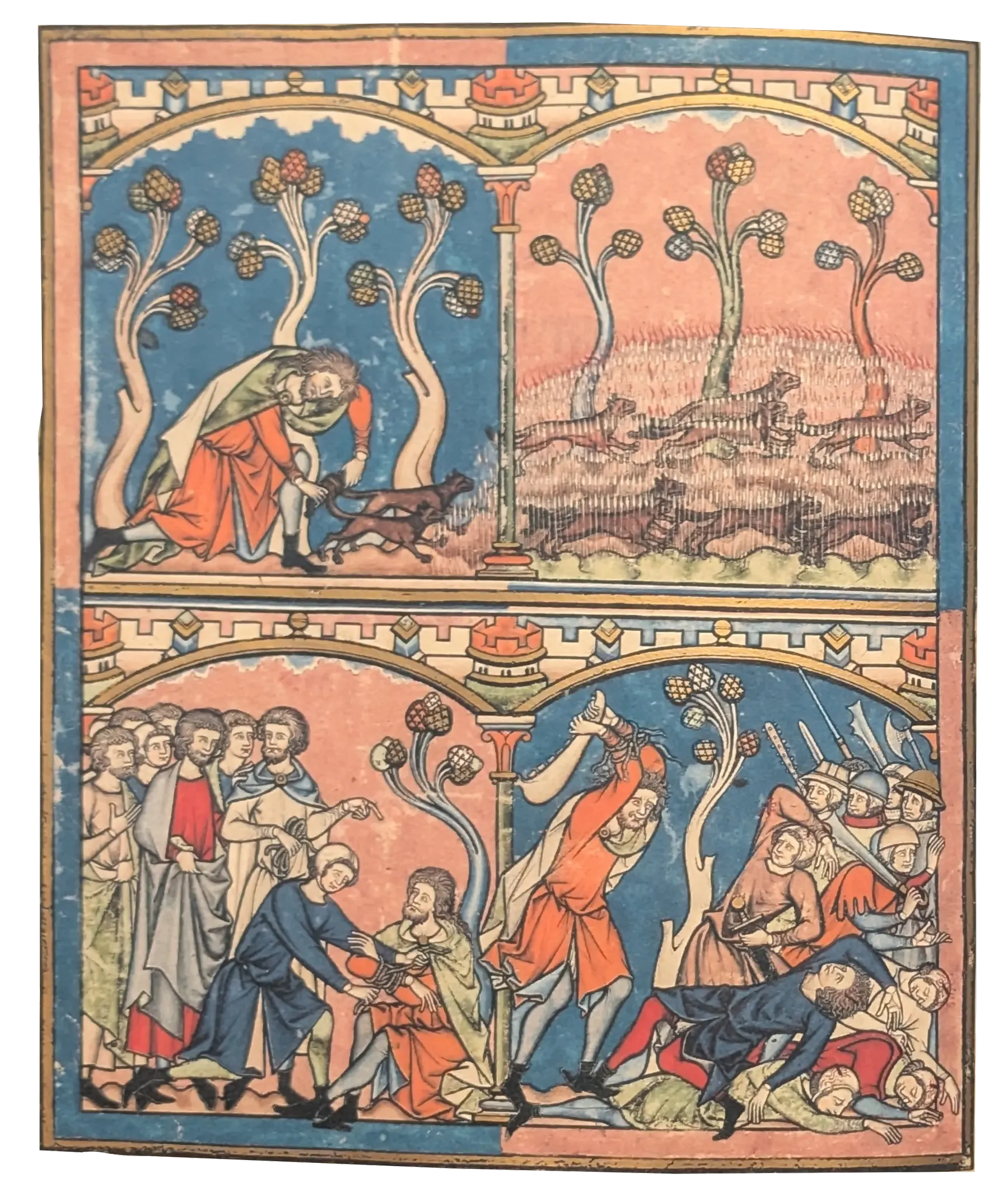Folio 14v - Historia de Sansón I