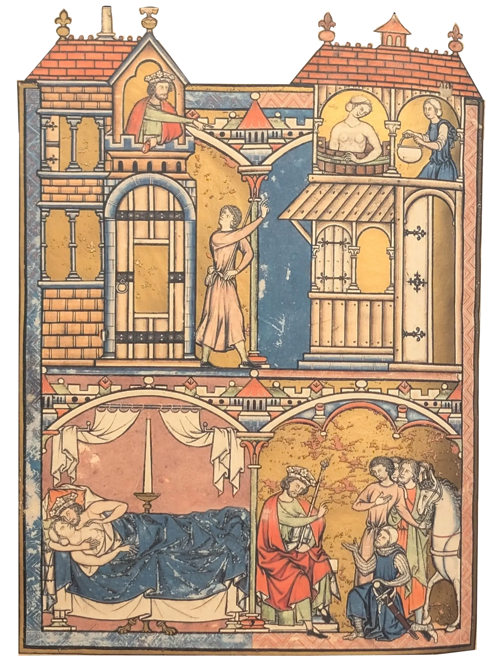 Folio 41v - David y Betsabé