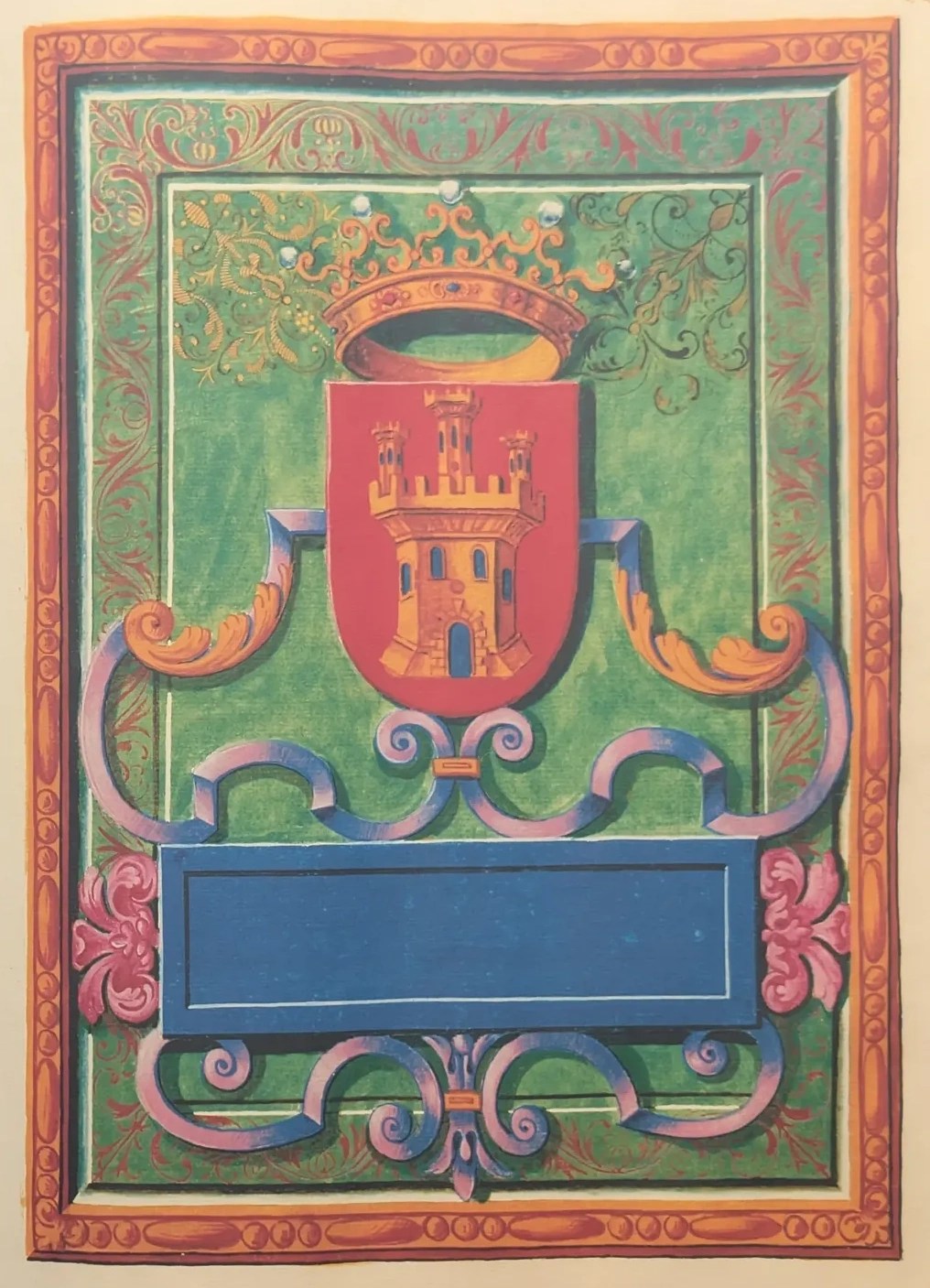 Imagen del escudo de armas del Reino de Castilla
