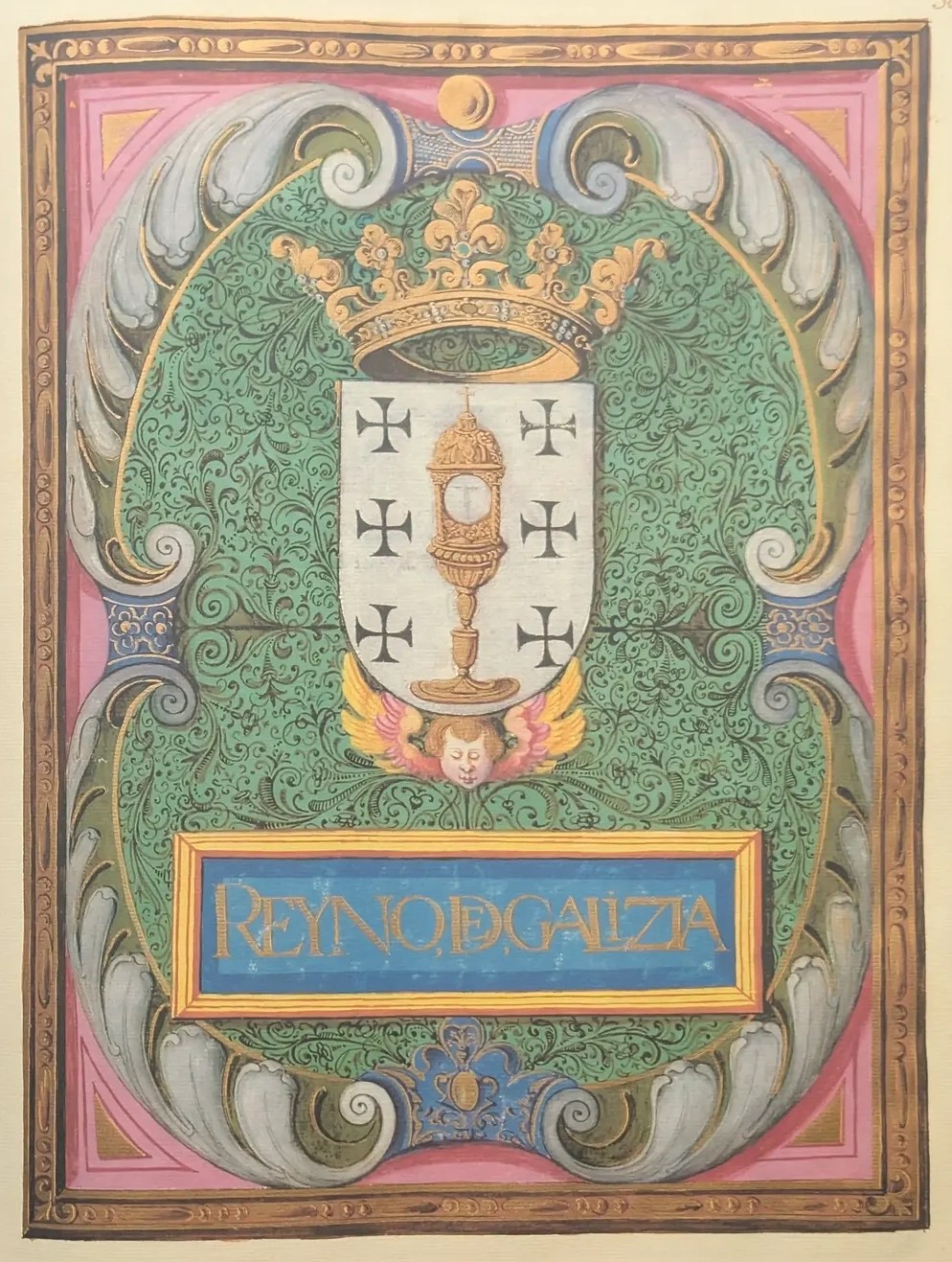 Imagen del escudo de armas del Señorío de Galicia