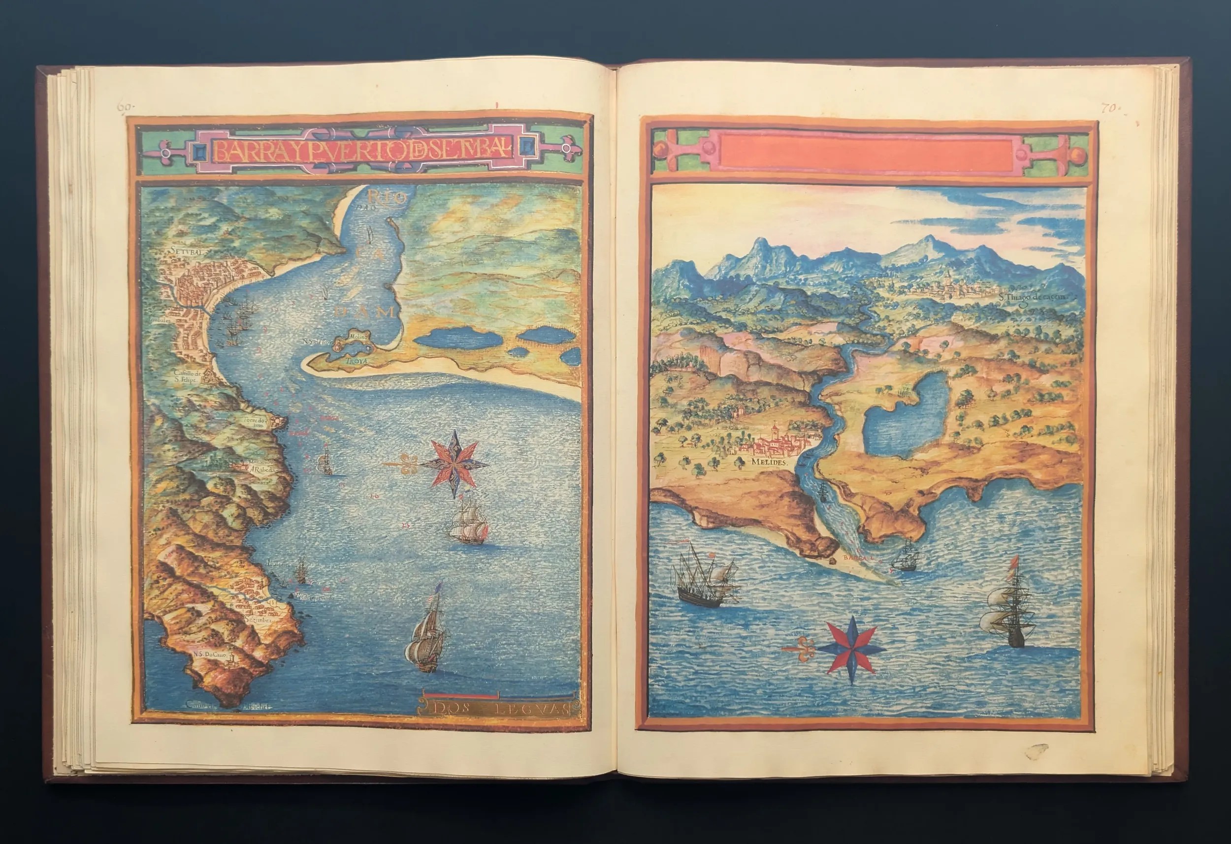 Izquierda: Puerto de Setúbal, Derecha: Melides