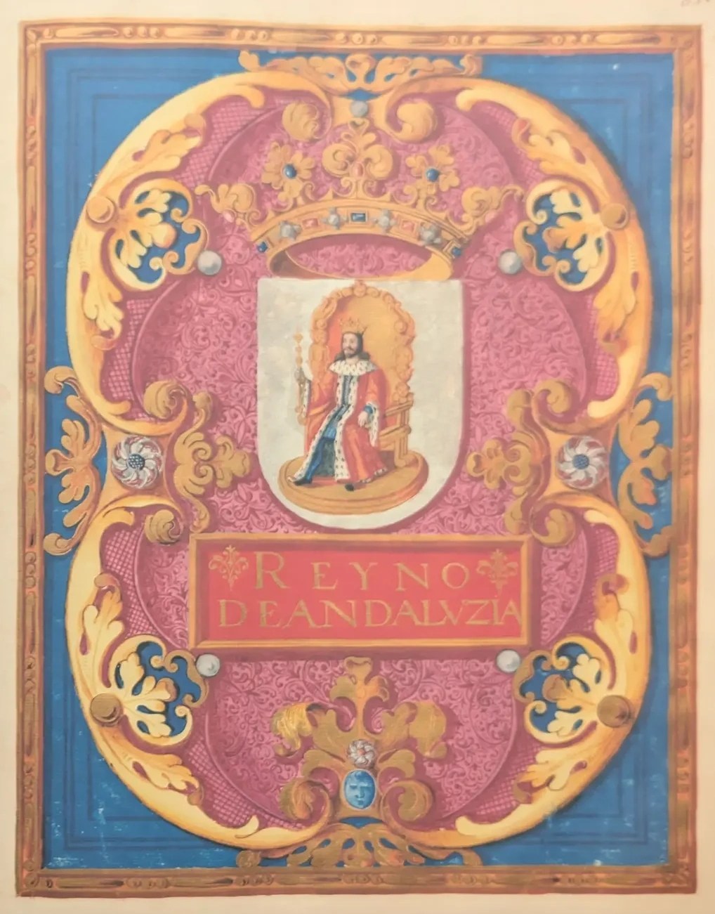 Imagen del escudo de armas del Reino de Andalucía