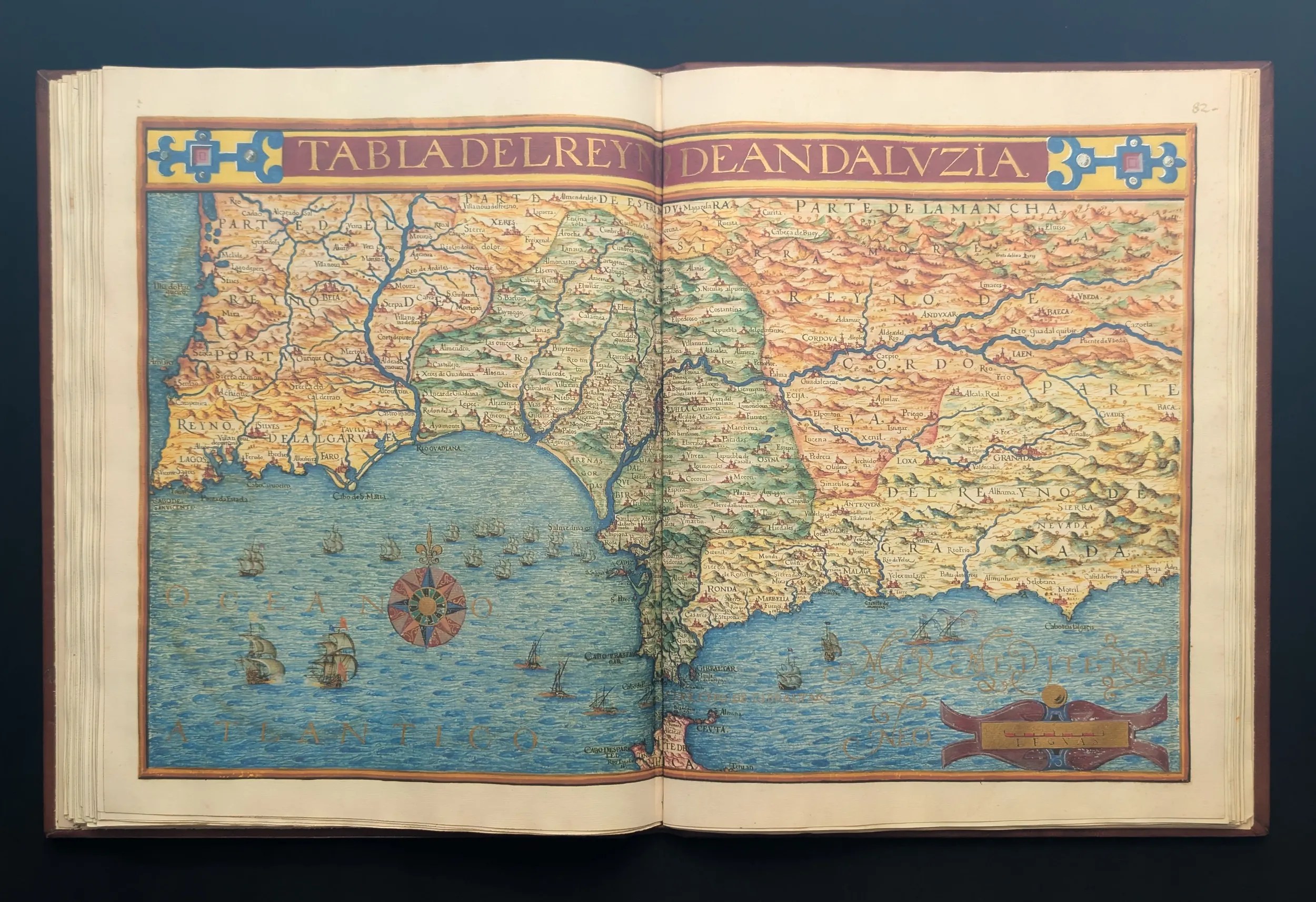 Imagen de la Proyección cenital del Reino de Andalucía