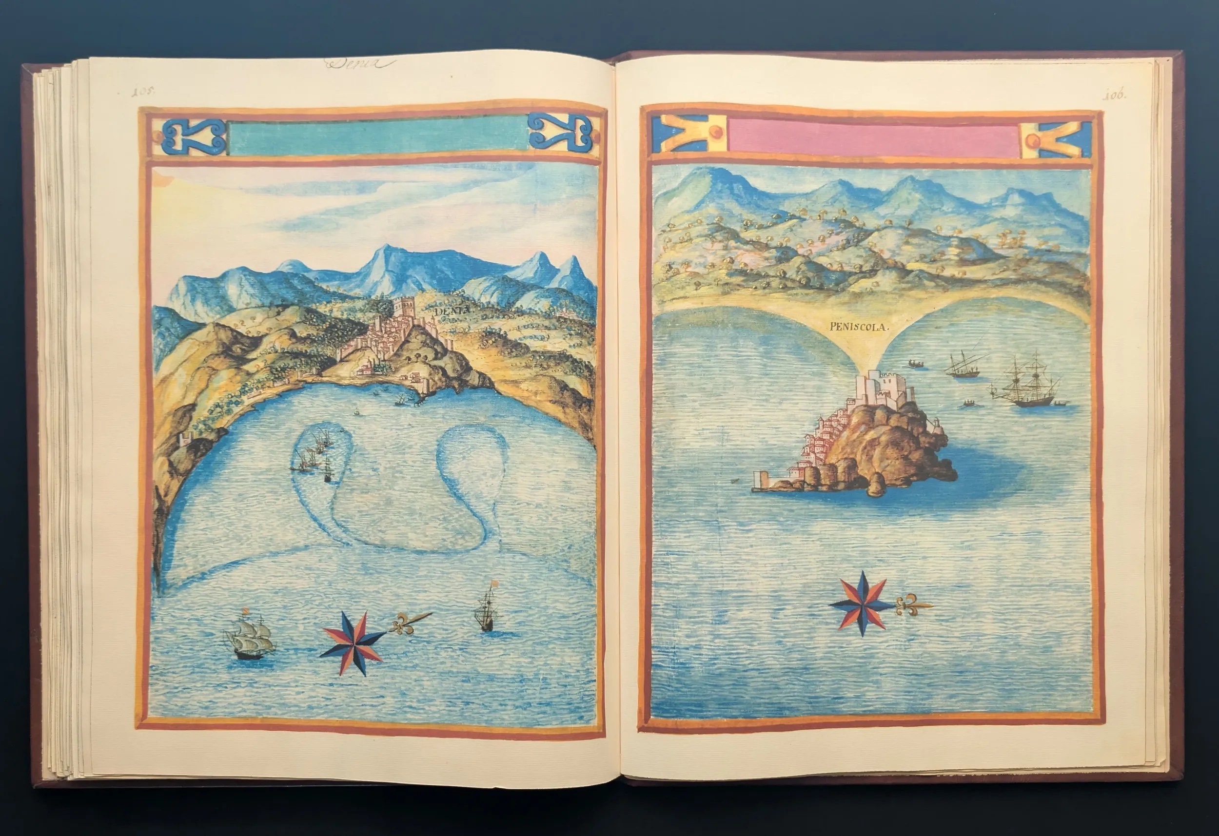 Izquierda: Denia, Derecha: Peñíscola