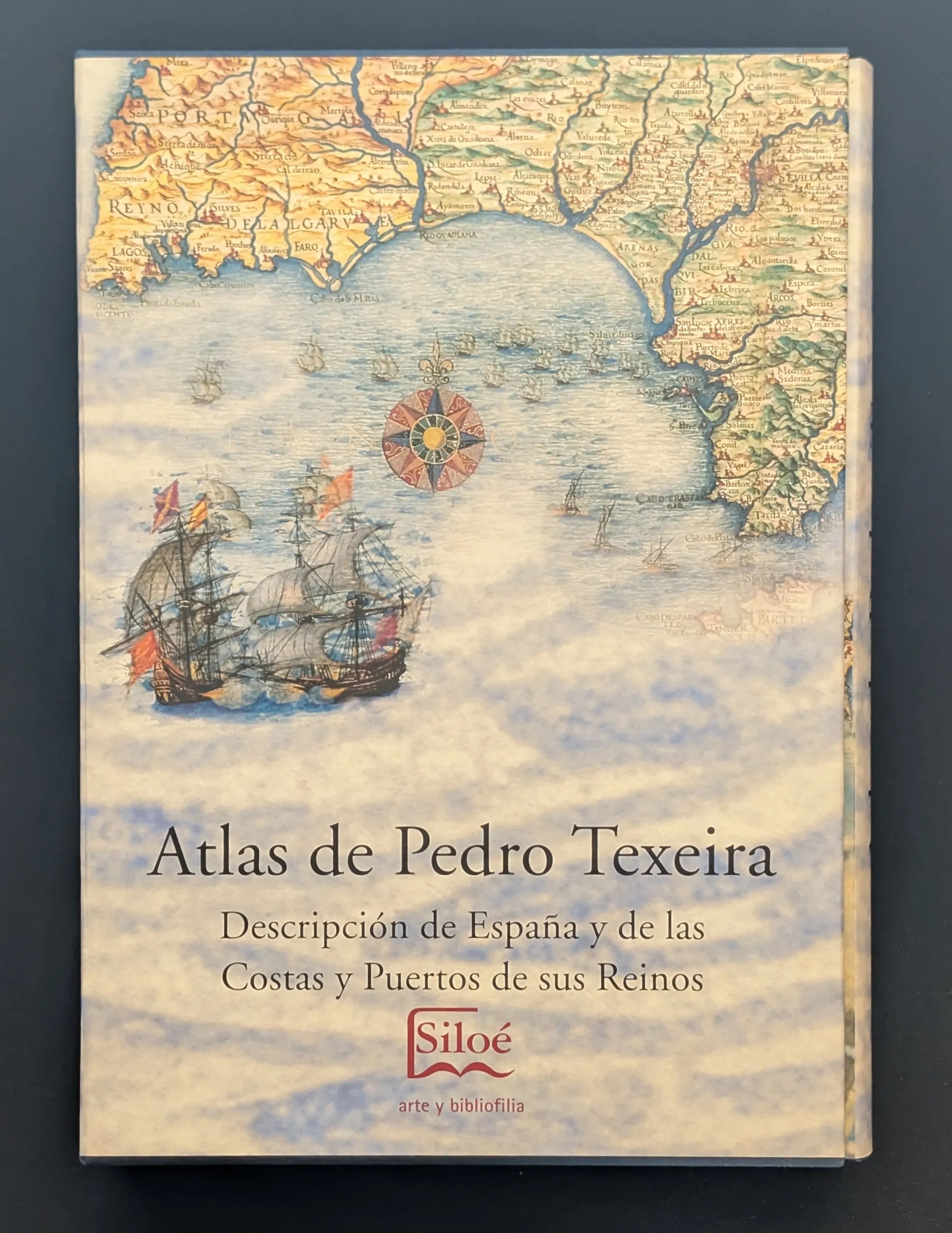 Guardalibro del Libro de Estudios de Siloé del Atlas de Pedro Texeira