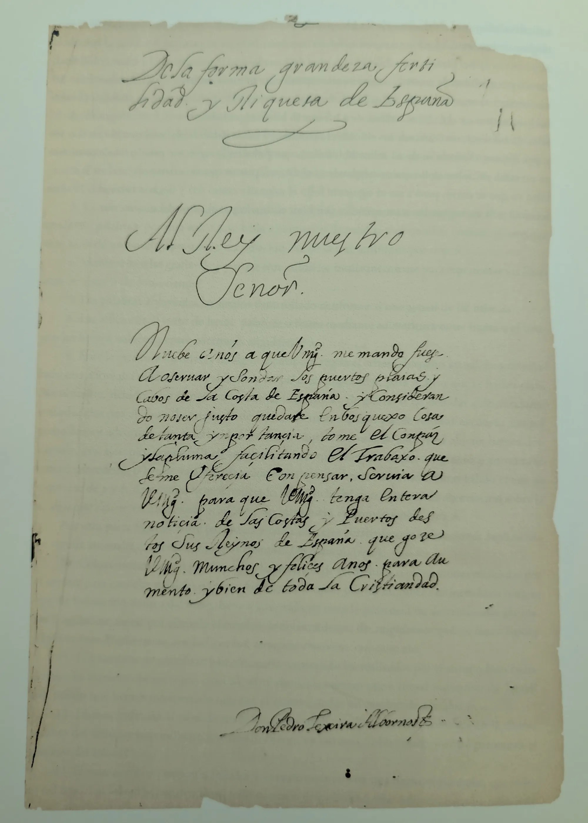 Imagen del relato textual que acompaña al Altas de Pedro Texeira