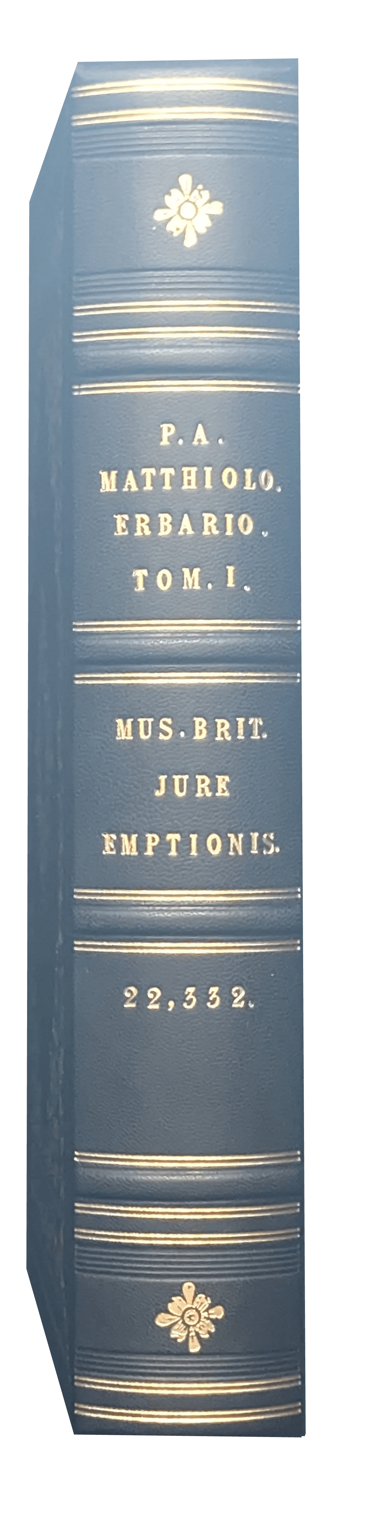 Dioscórides de Cibo y Mattioli, Lomo del Facsímil