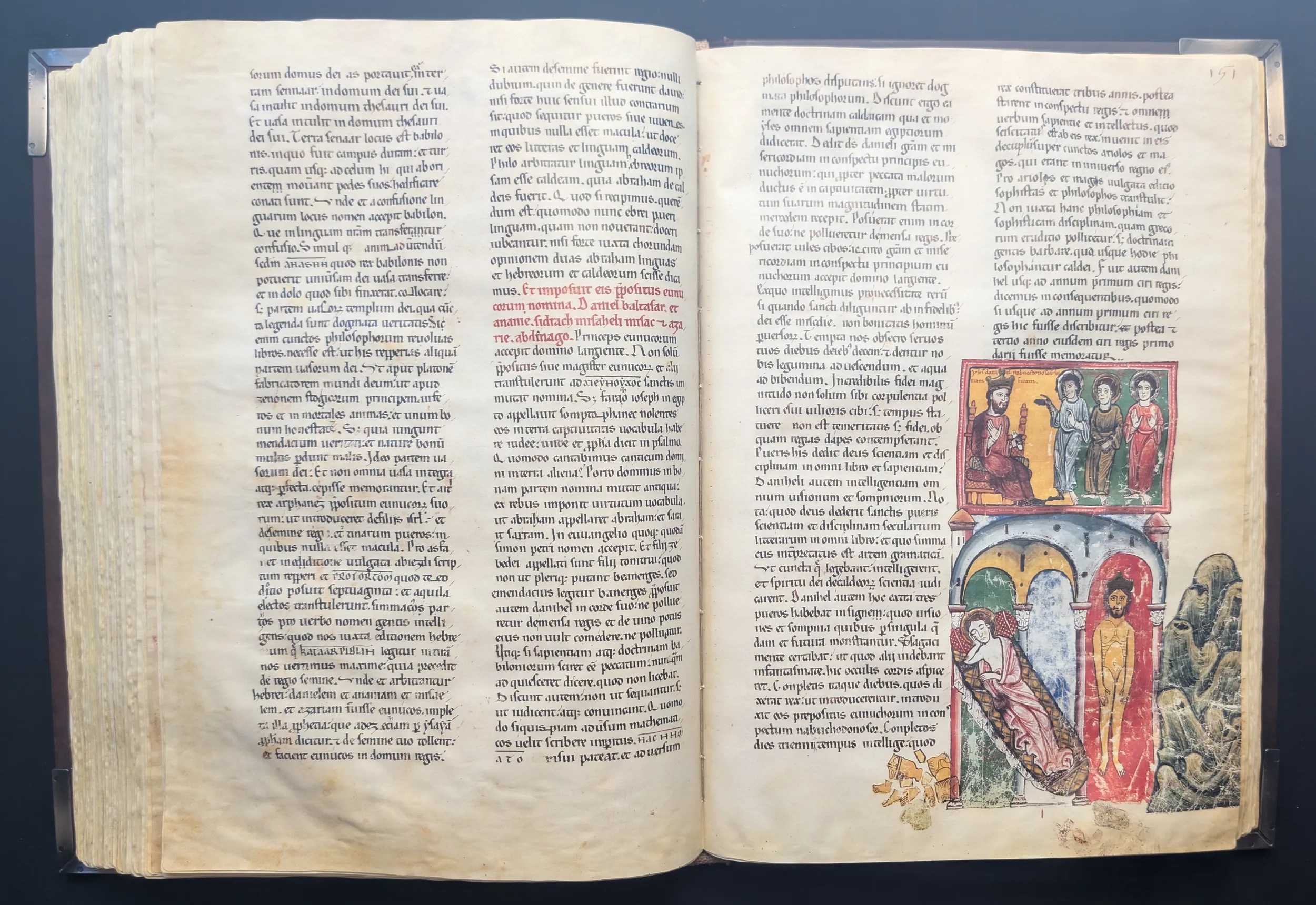 Folio 151 – Nabucodonosor sueña con una Estatua