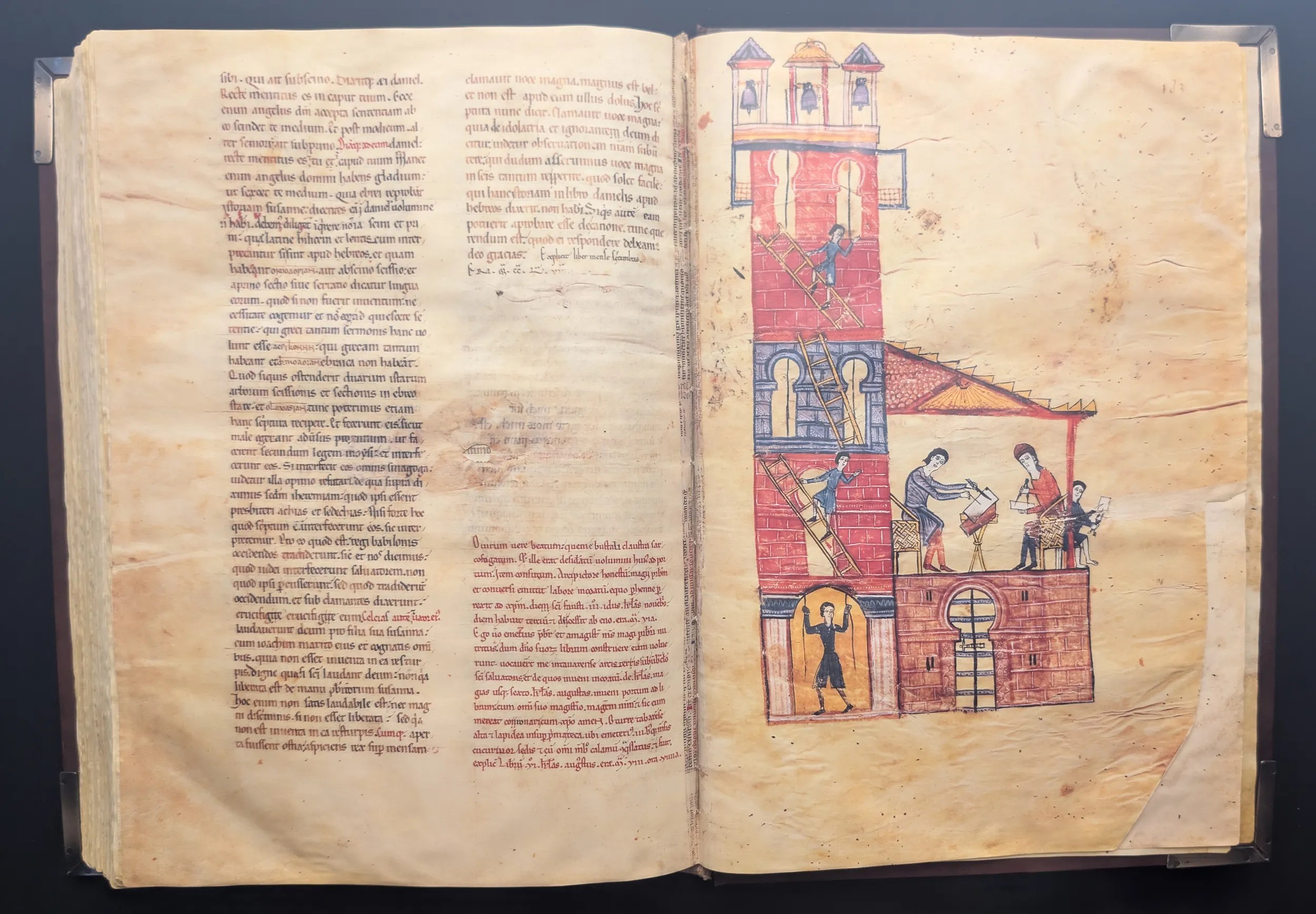 Folio 182v – Fin y Primer Colofón, Folio 183 – La Torre de Tábara