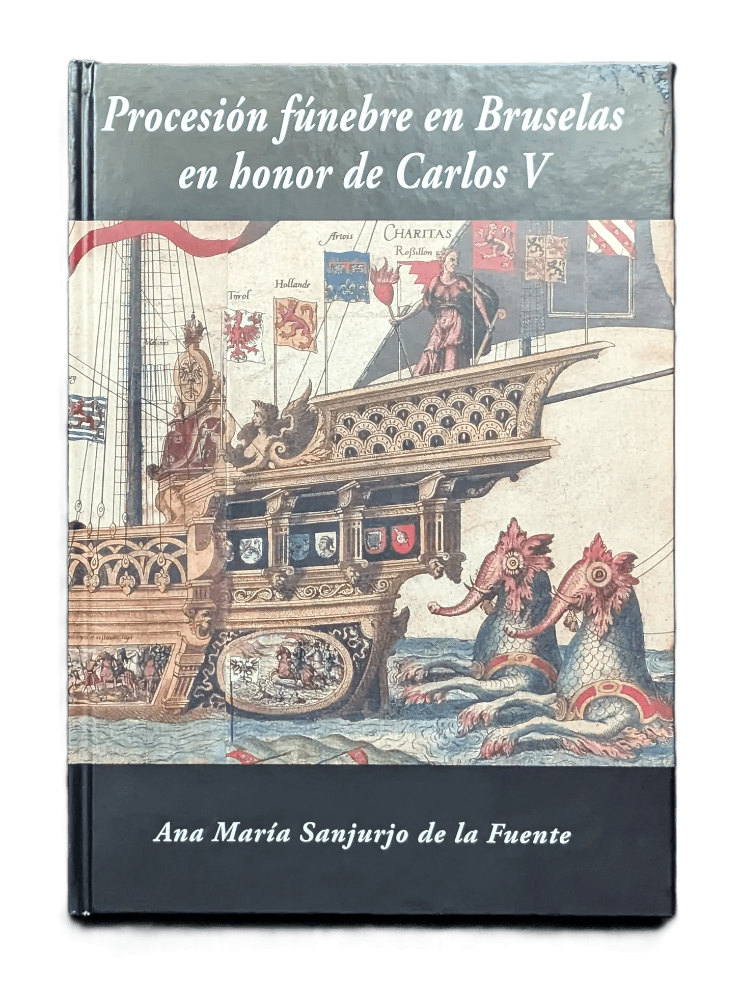 Cubierta del libro de estudios de la Procesión fúnebre en honor a Carlos V