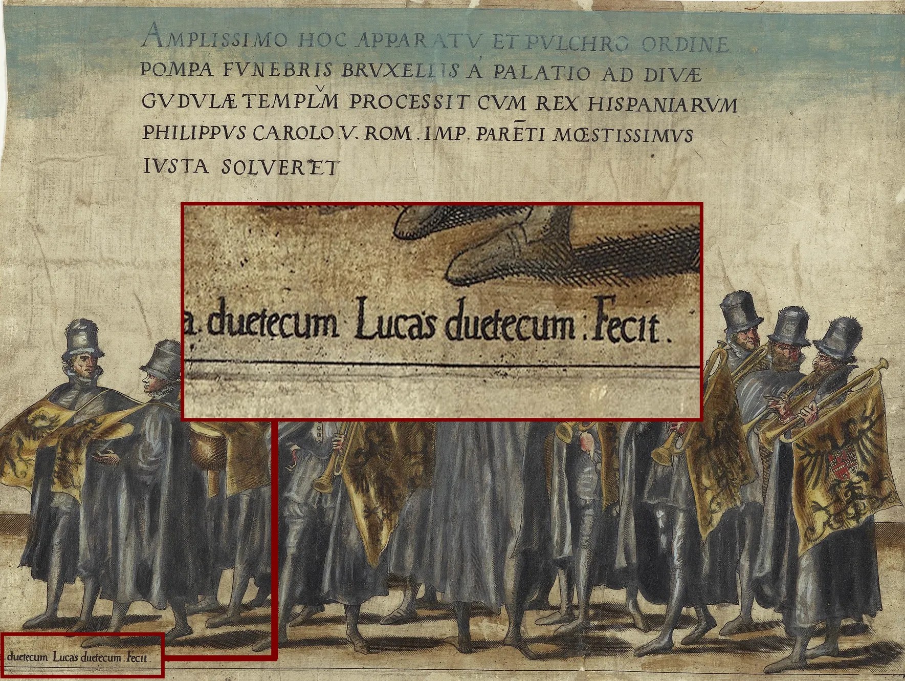 Vista de la firma de los Hermanos Duetecum