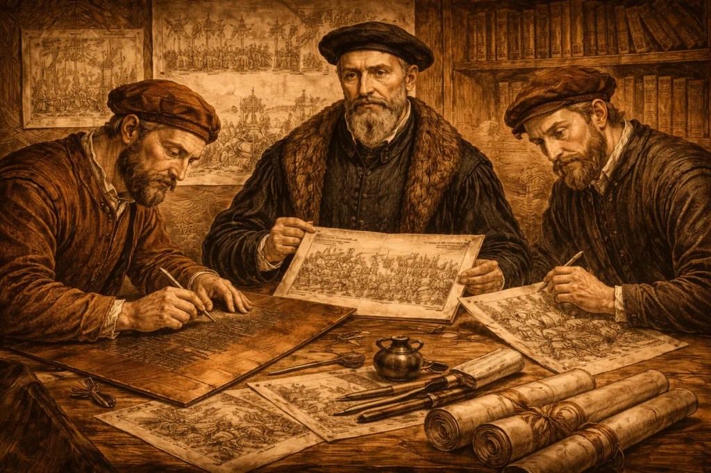 Imagen representativa de la colaboración entre los hermanos van Doetecum y Hyeronimus Cock