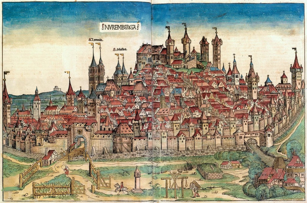 Núremberg, de las Crónicas de Núremberg, 1493