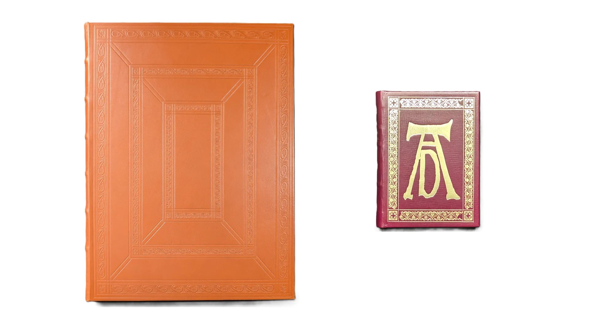 Imagen comparativa de los tamaños entre La Pequeña Pasión y el Apocalipsis Cum Figuris de Durero